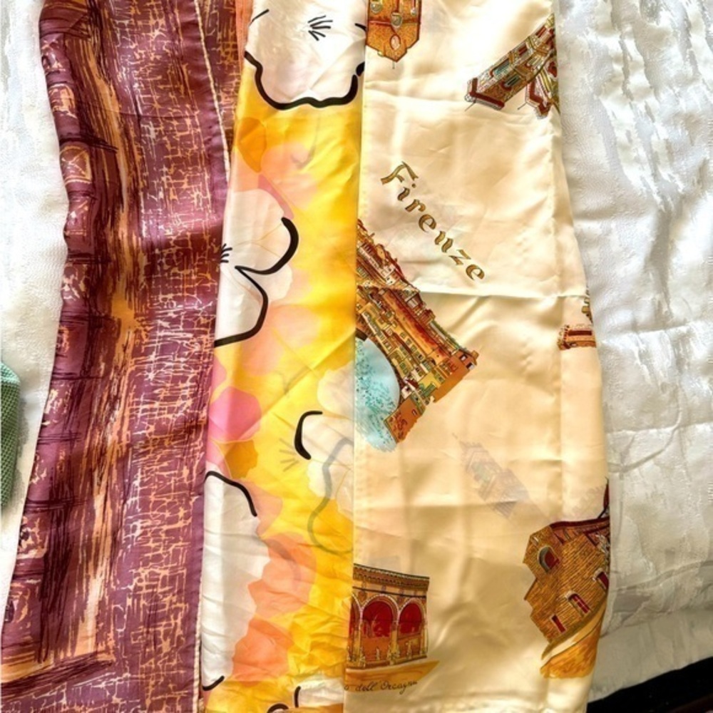 Italian Florence eye-catching scarves